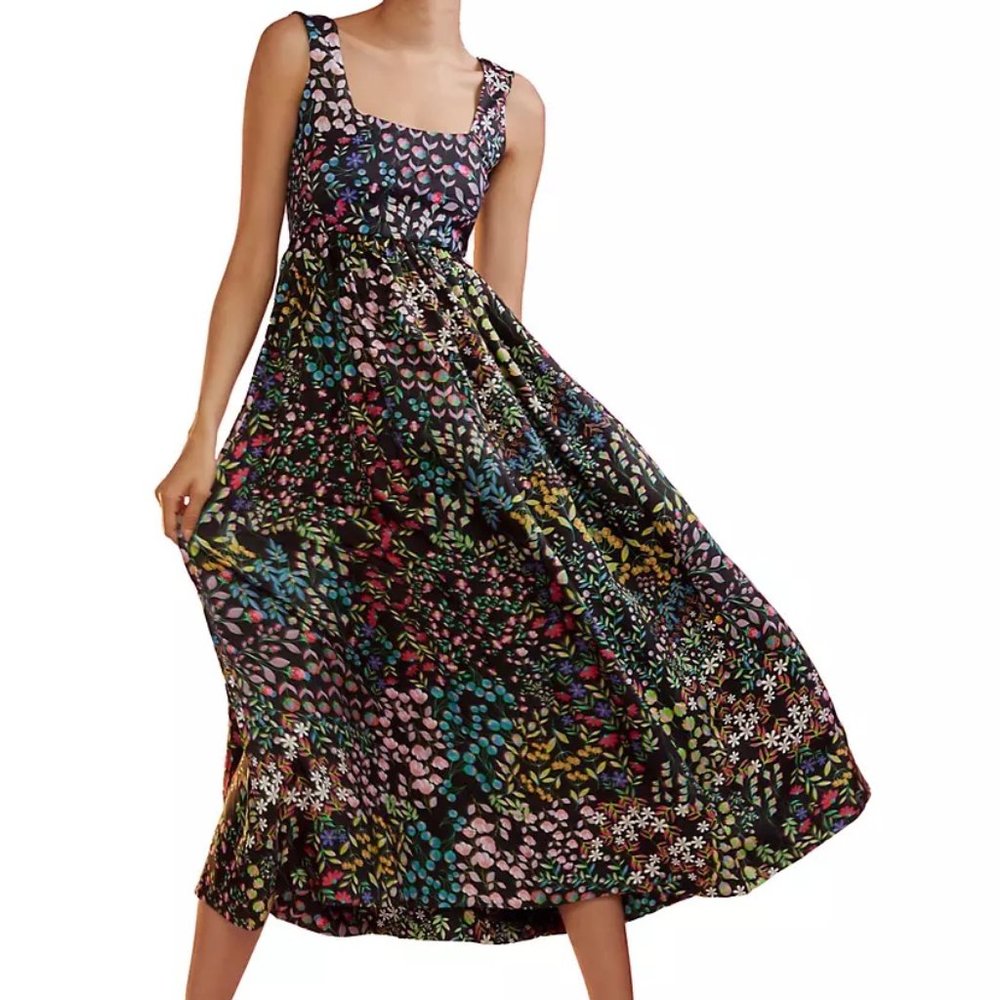Cynthia Rowley Isla Floral Midi-Dress